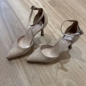 Kelly & Katie Fresh Blush Microsuede Pumps